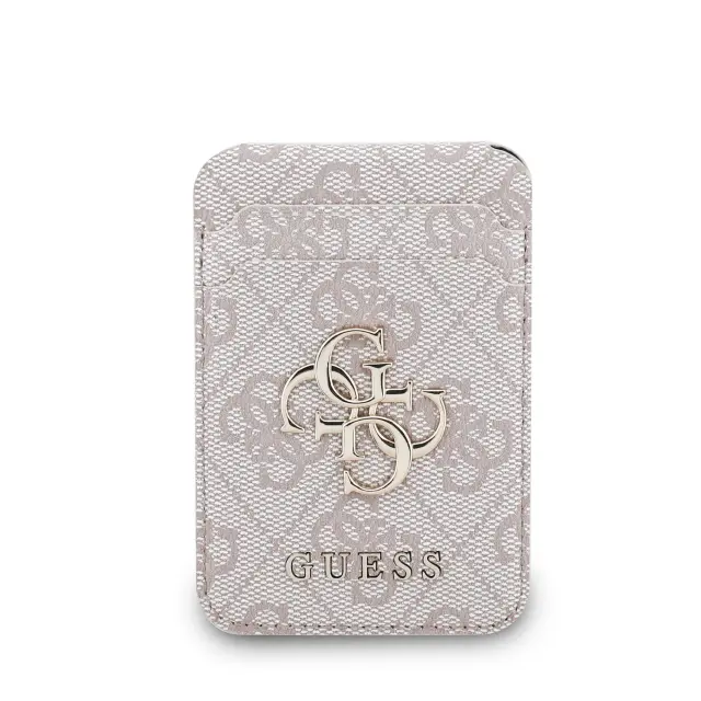 Guess 4G Metal Logo MagSafe Cardslot Stand Pink 3