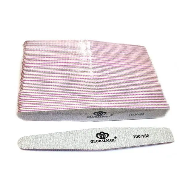 Globalnail Λίμα νυχιών 100/180 50τεμ. - Nail file 49052