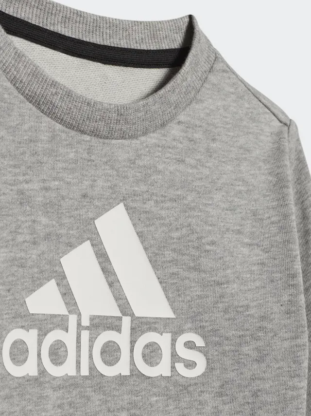 Adidas Badge of Sport French Terry Σετ φόρμας HM6613 1020 Γκρι - 1-1.5 χρονών 2