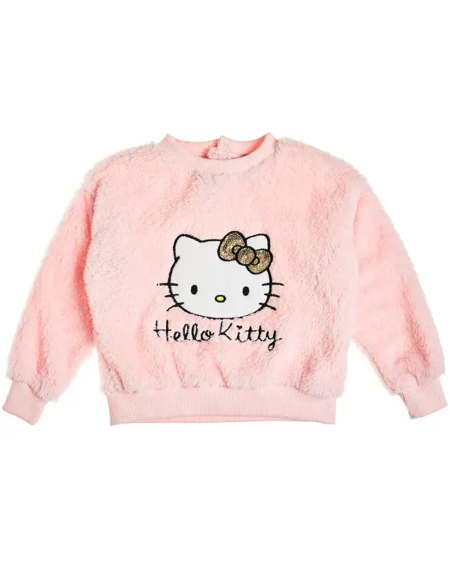 Μπλούζα Hello Kitty με χνουδωτή υφή