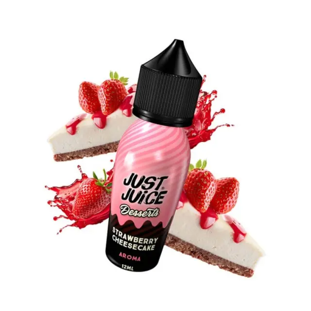 Just Juice Desserts Strawberry Cheesecake Flavour Shot 12ml/60ml 2