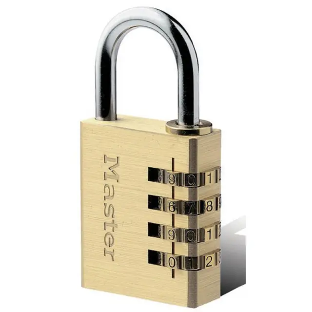 Master Lock 604EURD - Λουκέτο μπρούτζινο 40mm με συνδυασμό