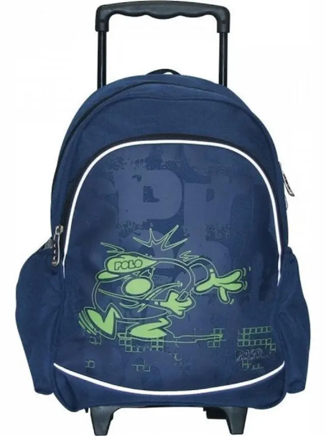 Polo Junior 2 Σχολική Τσάντα Τρόλεϊ Νηπιαγωγείου Μπλε 10lt / 9-01-192-05 (Polo)