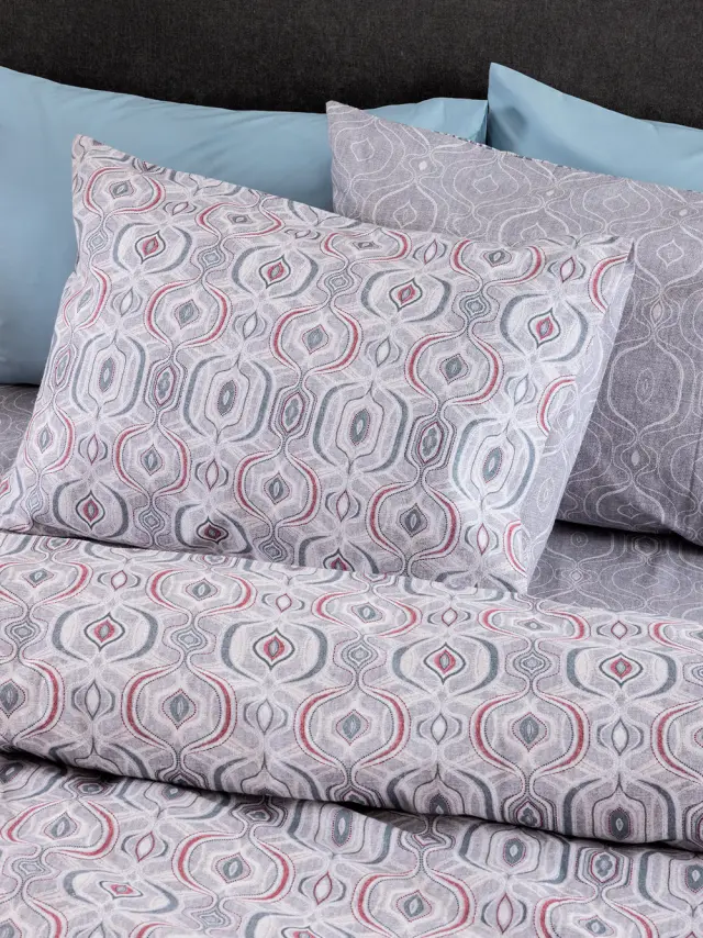 Σετ Σεντόνια 3ων τεμαχίων Flannel Beauty FB0253 Μονά με λάστιχο 110x200+32 170x265 2