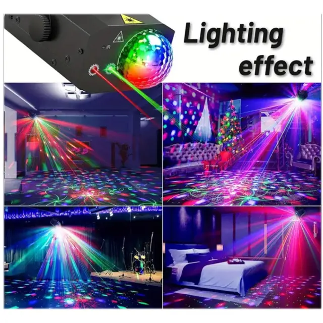 Φωτιστικό 16 and 1 Laser Magic Ball για Πάρτυ 5W με Τηλεχειριστήριο 048-5