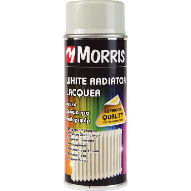 Spray White Radiator Lacquer 400ml (28616)
