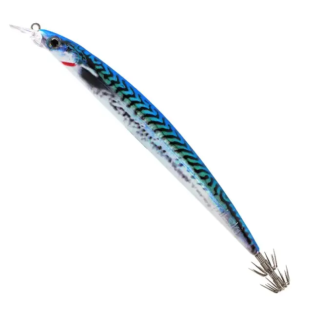 Καλαμαριέρα Misaki Squid Minnow – Τεχνητό Trolling για Καλαμάρια 160mm MISM16/MA Mackerel - UV Glow