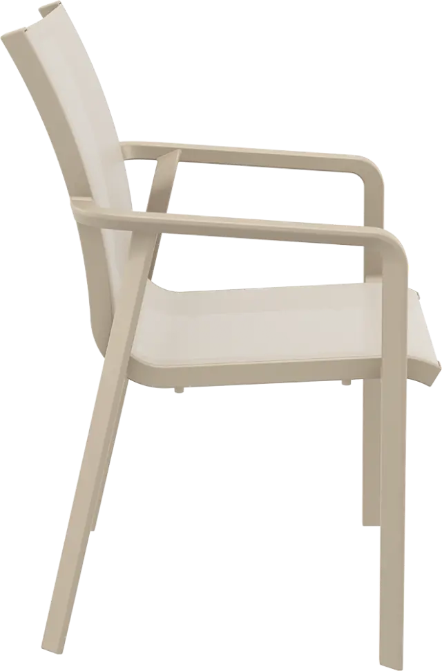 Πολυθρόνα Στοιβαζόμενη PACIFIC Dove Grey PP/Textilene 57x62x44/90cm 3