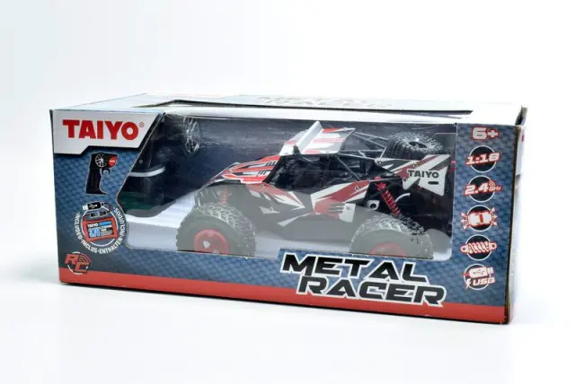 R/C Τηλεκατευθυνόμενο Όχημα Metal Racer- Silver 1:18 (180010L) Ασημί 2