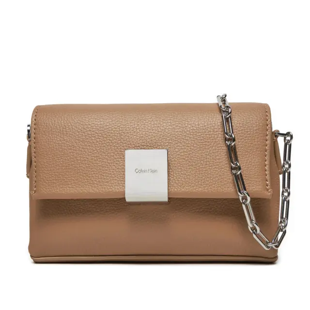 Γυναικεία Τσάντα Χιαστί Calvin Klein K60K612785 PAI Καφέ Καφέ - One Size