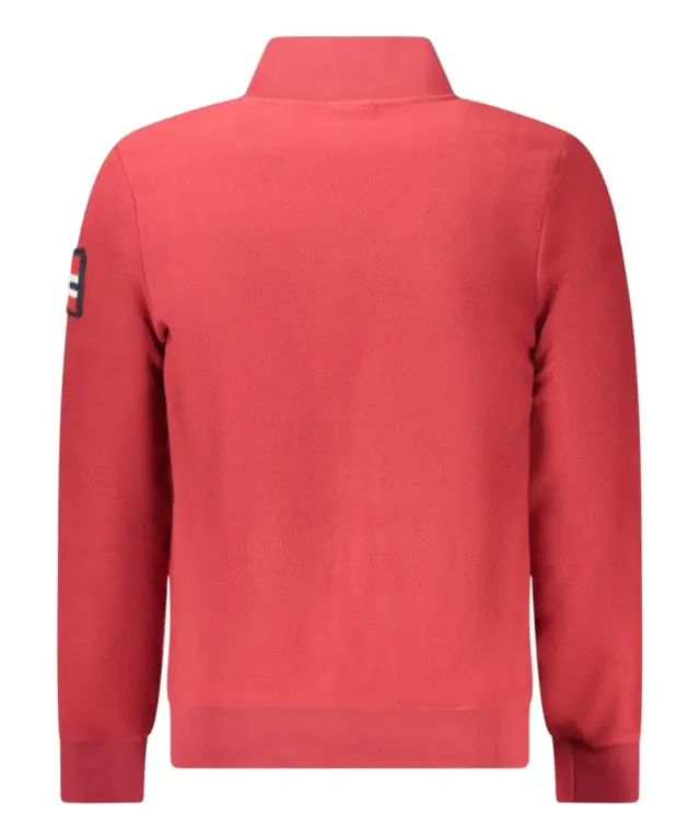 Norway Nautical School - Ανδρική Ζακέτα Φούτερ Fleece 859532-RED Κόκκινο 2