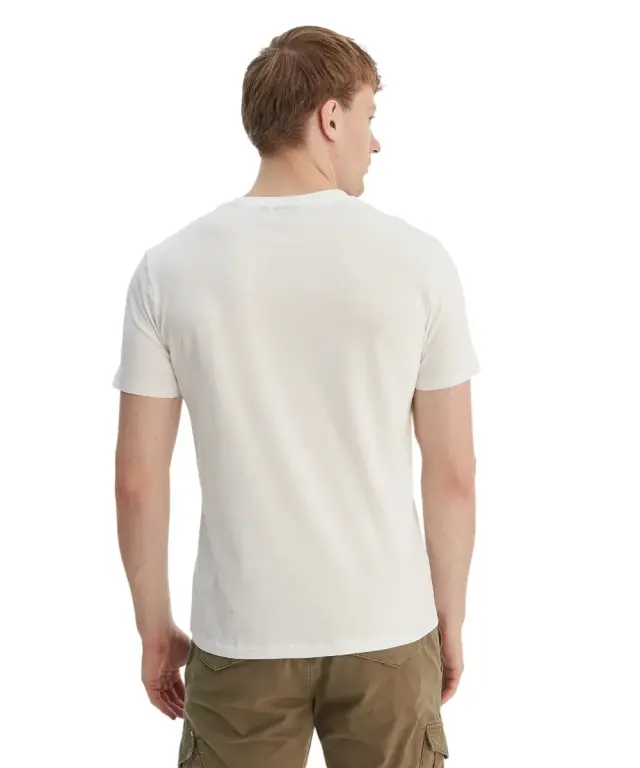 Napapijri - Ανδρικό T-shirt S-Mahsa SS NP0A4FZB-FX1 Λευκό - L 2