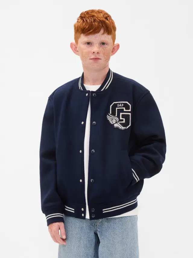 Παιδικό Varsity Logo Bomber Μπουφάν Blue