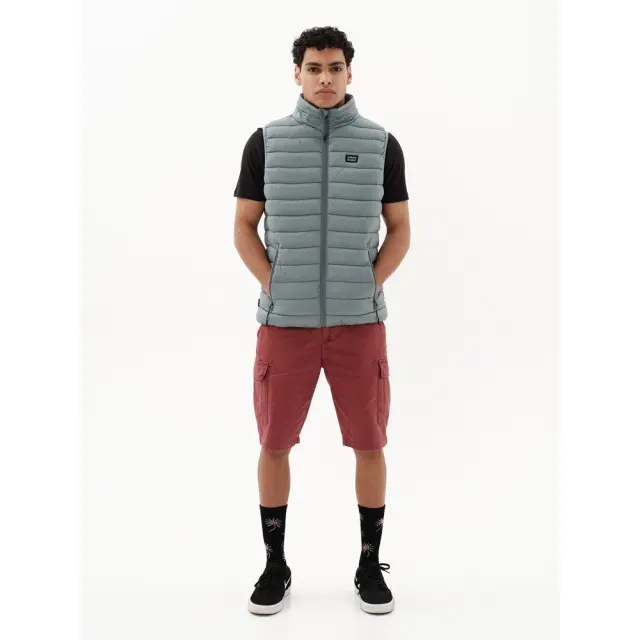 Emerson Lightweight Puffer Vest Jacket (231.EM10.140-Pine) - Γκρί 3