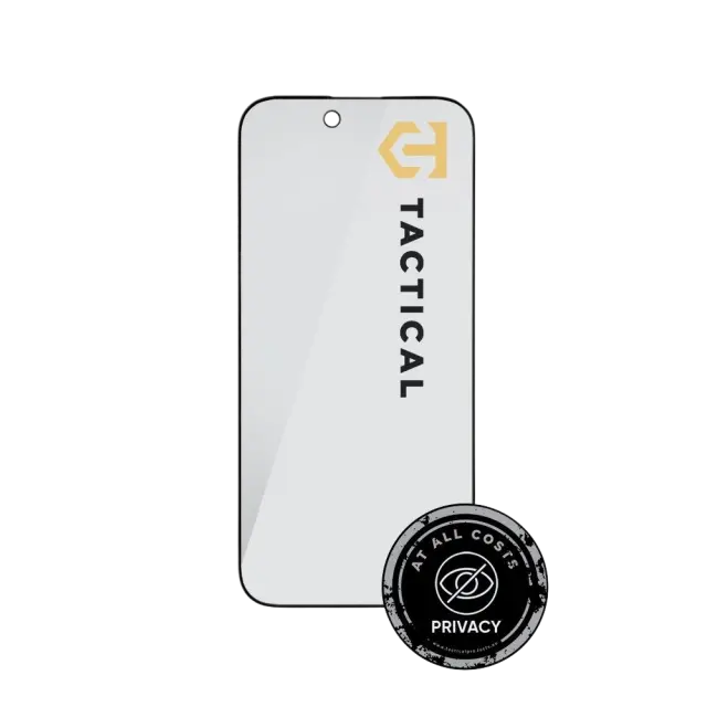 Tactical Glass Shield Privacy Stealth 5D for Apple iPhone Air Black 2