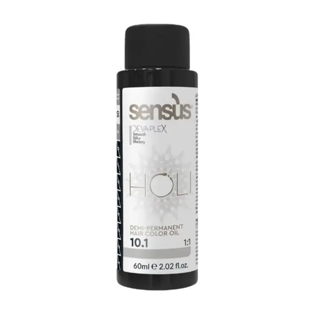 Holi-10.1 Ημι-Μόνιμη Βαφή - Ash Platinum - Πλατινέ Σαντρέ 60ml - Sensus