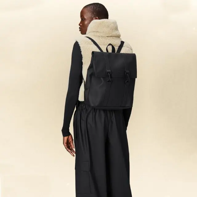Αδιάβροχο Σακίδιο Rains MSN Bag Mini 13310-Black Μαύρο - ONESIZE 2