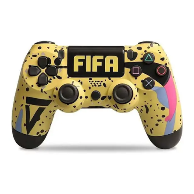 Doublemotor FIFA Ασύρματο Gamepad για PS4 Κίτρινο