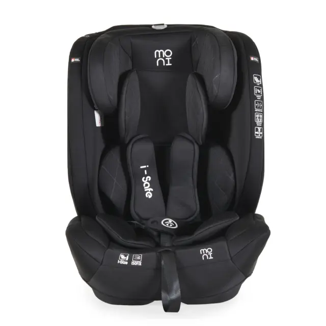 Moni Isafe Καθισματάκι Αυτοκινήτου i-Size με Isofix Black 9-36 kg 3801005152759 2