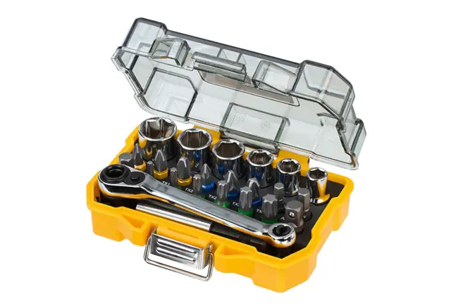Dewalt DT71516-QZ Καστάνια με Καρυδάκια 1\4" 24τμχ