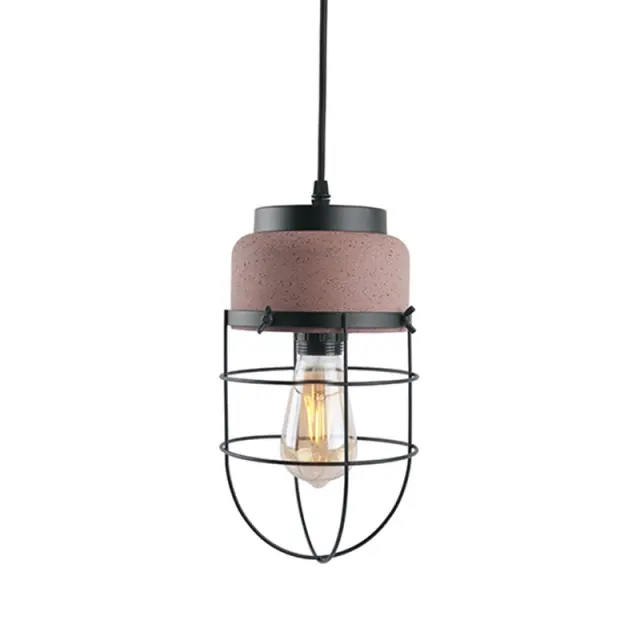 AcaLight Offer NETTO ΦΩΤΙΣΤΙΚΟ ΚΡΕΜΑΣΤΟ ΚΟΚΚΙΝΟ ΤΣΙΜΕΝΤΕΝΙΟ ΣΥΜΒΑΤΙΚΟ 1ΧΕ27 IP20 Φ158Χ1548mm