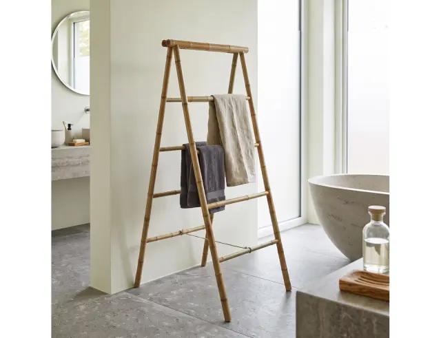 Σκάλα Κρεμάστρα από Ξύλο Bamboo, με διαστάσεις 57x140cm VT8000210