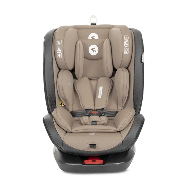 Lorelli Κάθισμα Αυτοκινήτου "ARES" i-Size 40-150 CM ISOFIX,360,ANTI REBOUND BAR Beige warm Μπεζ