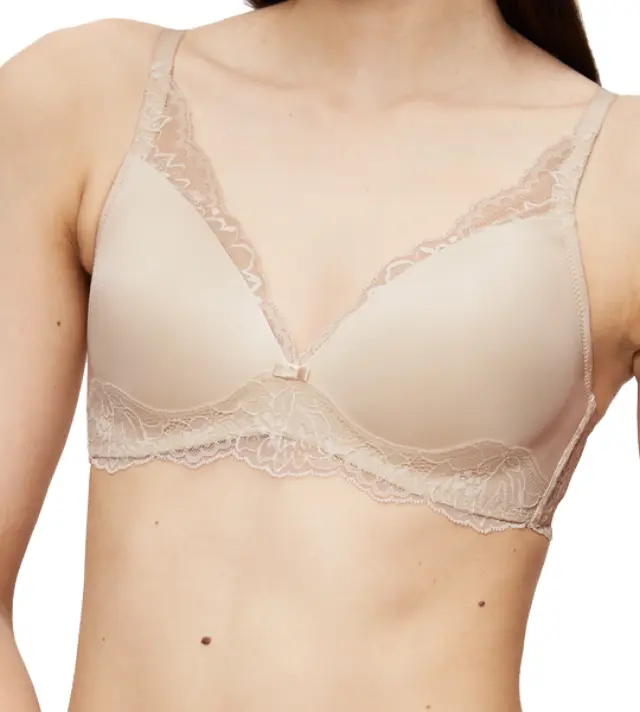 Triumph Γυναικείο Σουτιέν Amourette Charm P, Χρώμα Creamy Dream - 75D 2