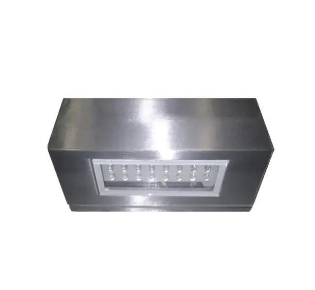 LED ΦΩΤ ΜΟΝΟ ΟΡΘΟΓΩΝΙΟ ΕΠΙΤΟΙΧΟ ΑΛΟΥΜΙΝ 1.6W ΜΠΛΕ ΣΑΤΙΝΕ