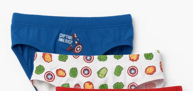 Βρακάκια Σετ 3τμχ Captain America 8080335 - 8-9 Y (128- 134cm) 2