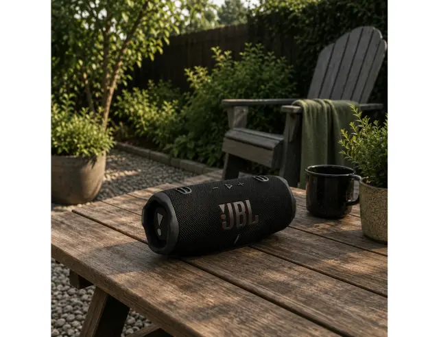 Aδιάβροχο Aσύρματο Ηχείο JBL Charge 6 (JBLCHARGE6BLK) με ενσωματωμένο Powerbank - 45W - Auracast™- Bluetooth - BlackJBLCHARGE6BLK