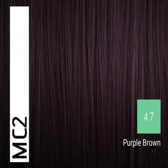 Sensus MC2 Permanent Hair Color 4.7 Purple Brown 100ml 2