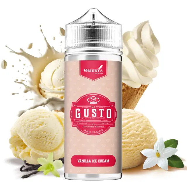 Vanilla Ice Cream 20ml (120ml) - Gusto by Omerta
