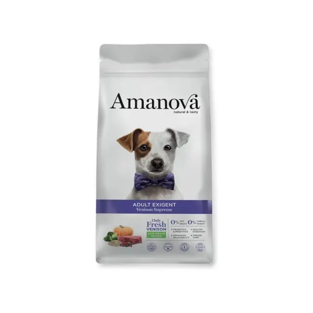 Amanova Low Grain Adult Venison Supreme 2Kg Μονόχρωμο