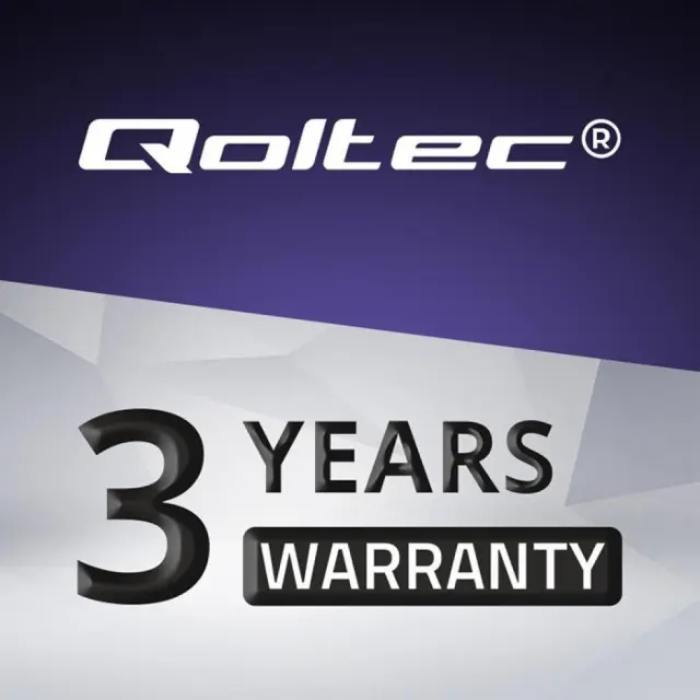 Qoltec 51025 power adapter/inverter Black