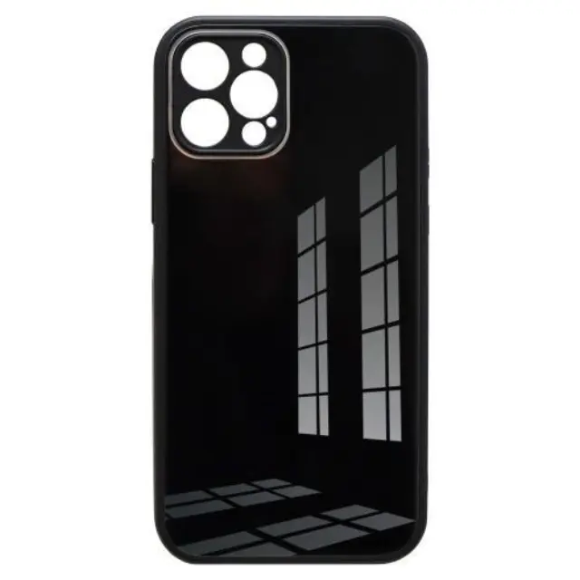 Θήκη TPU & Glass inos Apple iPhone 12 Pro CamGuard Μαύρο N57191