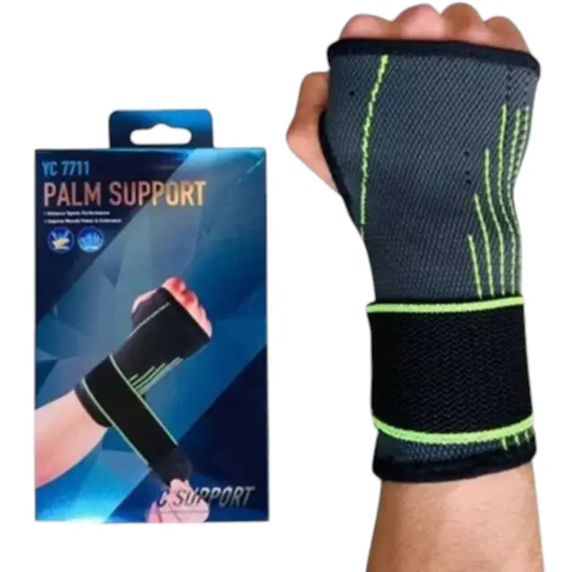 YC Support Περικάρπιο με Δέσιμο σε Μαύρο Χρώμα YC 7711
