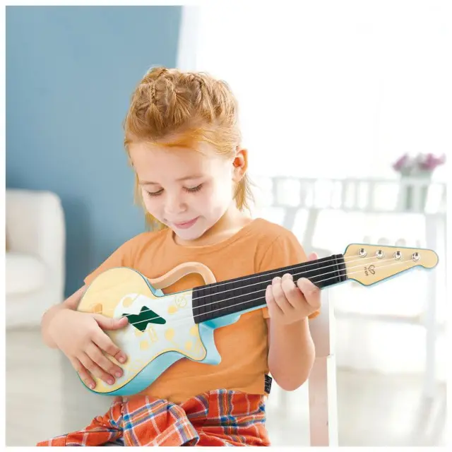 Hape Ξύλινη Κιθάρα Γιουκαλίλι Rock N Roll (E0626) 3
