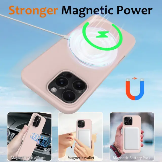 Magsafe Θήκη για iPhone 16 Pro Max- Pink OEM 3