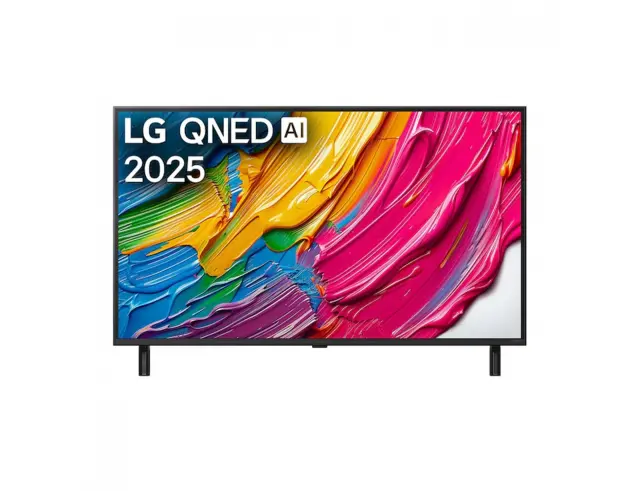 Smart TV 43'' LG 43QNED80A3A - Ανάλυση 4K UHD QNED - AI - HDR10/HLG- Δέκτες DVB-T2/T, DVB-C, DVB-S2/S - 3x HDMI, 2x USB, Wi-Fi, Bluetooth - Black 43QNED80A3A