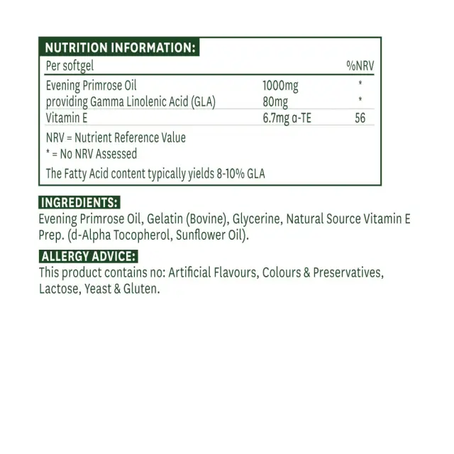 Natures Aid Evening Primrose Oil 1000 mg 2