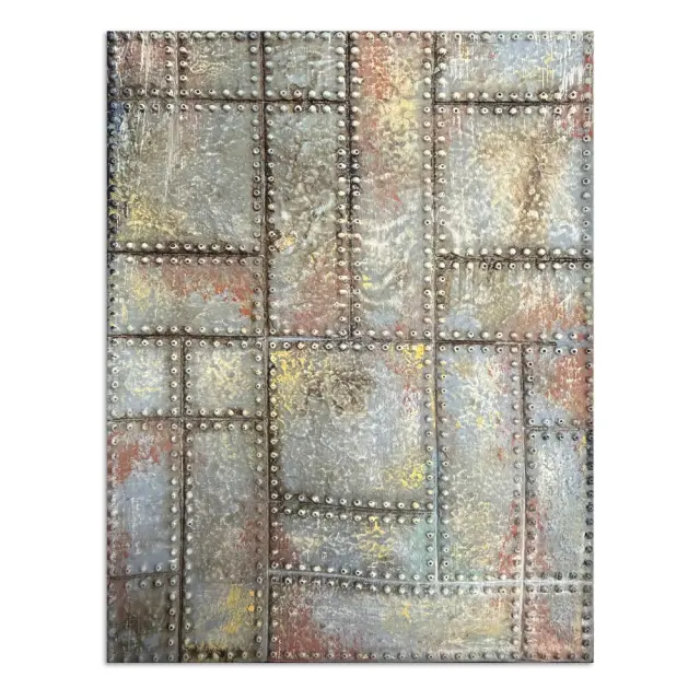 Καλούπι εύκαμπτο A5, 21x14.8cm, Stamperia, A new Beginning, Μεταλλικές ετικέτες 2
