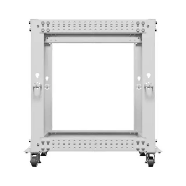 Lanberg Open Rack 19" 12U 600X600-1100 Adjustable Gray (OR01-6112-S) 3