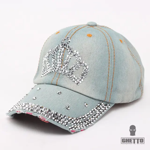 Ghetto Denim Bling Bling Cap 2