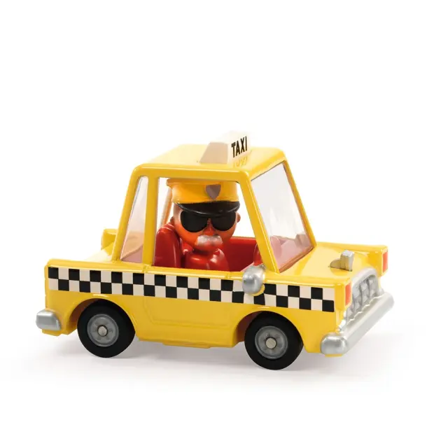 Djeco Crazy Motors Αυτοκίνητο με Φιγούρα Taxi Joe (3+ ετών) 05479 2
