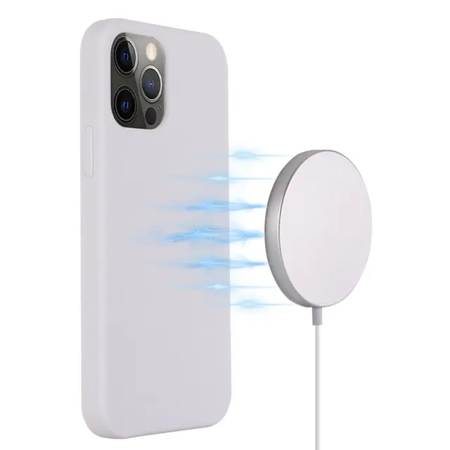 Θήκη Σιλικόνης με MagSafe για iPhone 15 Pro-White OEM 2