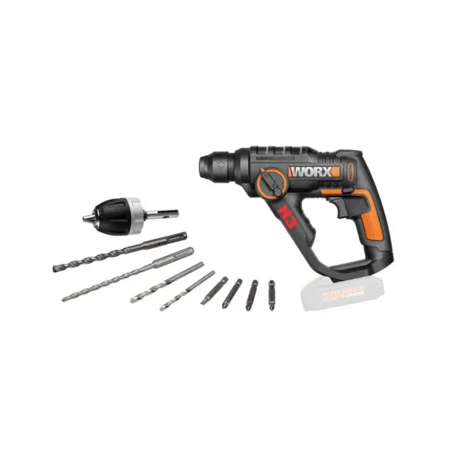 Worx WX390.9 Περιστροφικό πιστολέτο 3 σε 1 20V Li-ion 2
