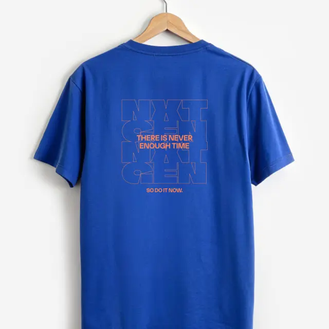 T-shirt Noshame® Μπλέ με τύπωμα Nxt Gen - 132515 - XXL 2