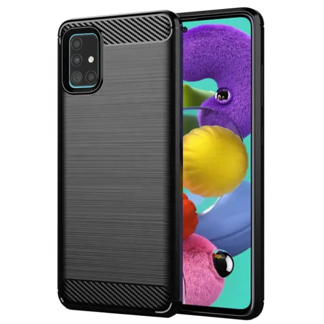 Techsuit® Carbon Θήκη για Galaxy A51 4G- Black.