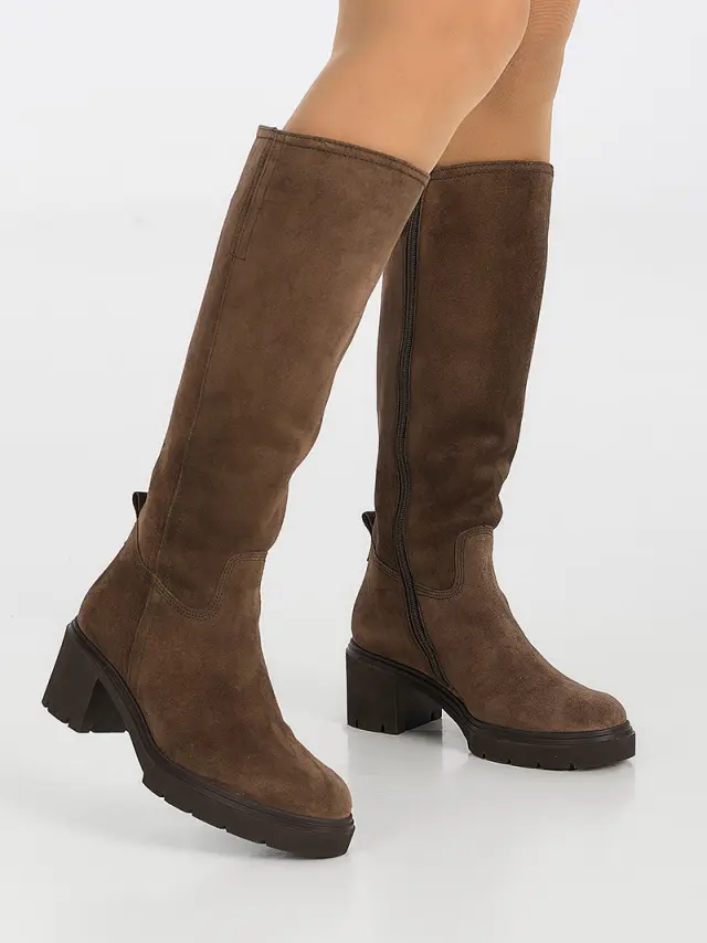 Gabor Μπότες Γυναικείο δέρμα Nubuck Καφέ GAB/71879 78-BROWN 2
